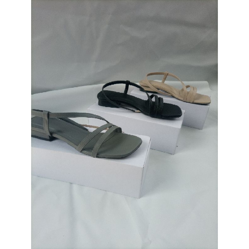 new&quot; sandal wanita Manda hak 2cm w_001