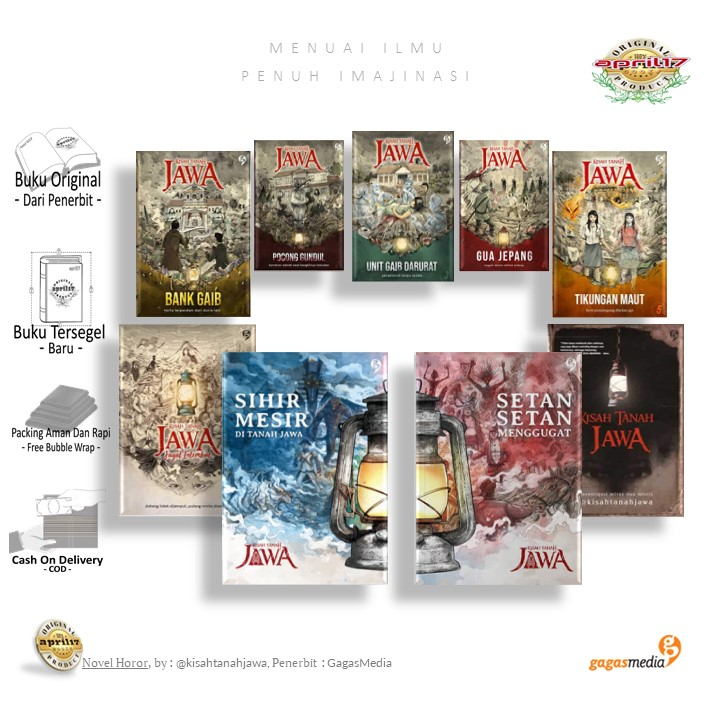 NOVEL HOROR : SETAN SETAN MENGGUGAT - SIHIR MESIR DITANAH - KISAH TANAH JAWA - BANK GAIB - GUA
