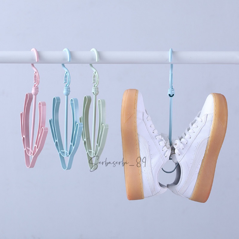 gantungan sepatu jemuran atau gantungan sandal hanger