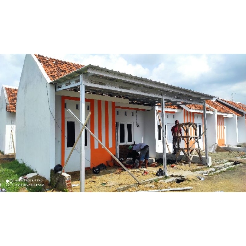 Kanopi Baja Ringan Atap Galvalum