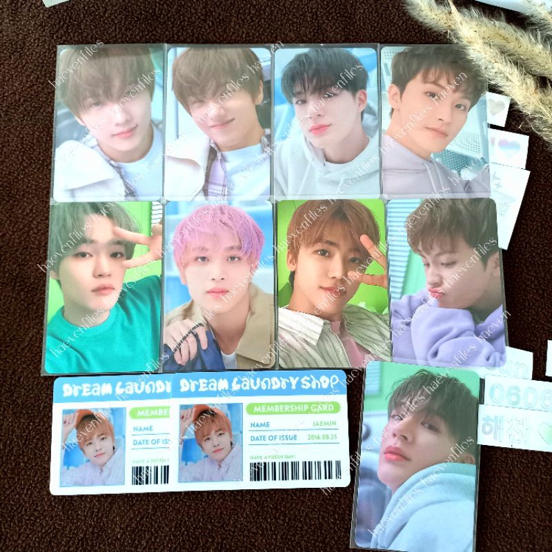 Photocard Trading Card Nct Dream Laundry Shop Sanrio Fortune Official Mark Noot noot Jaemin Jisung J