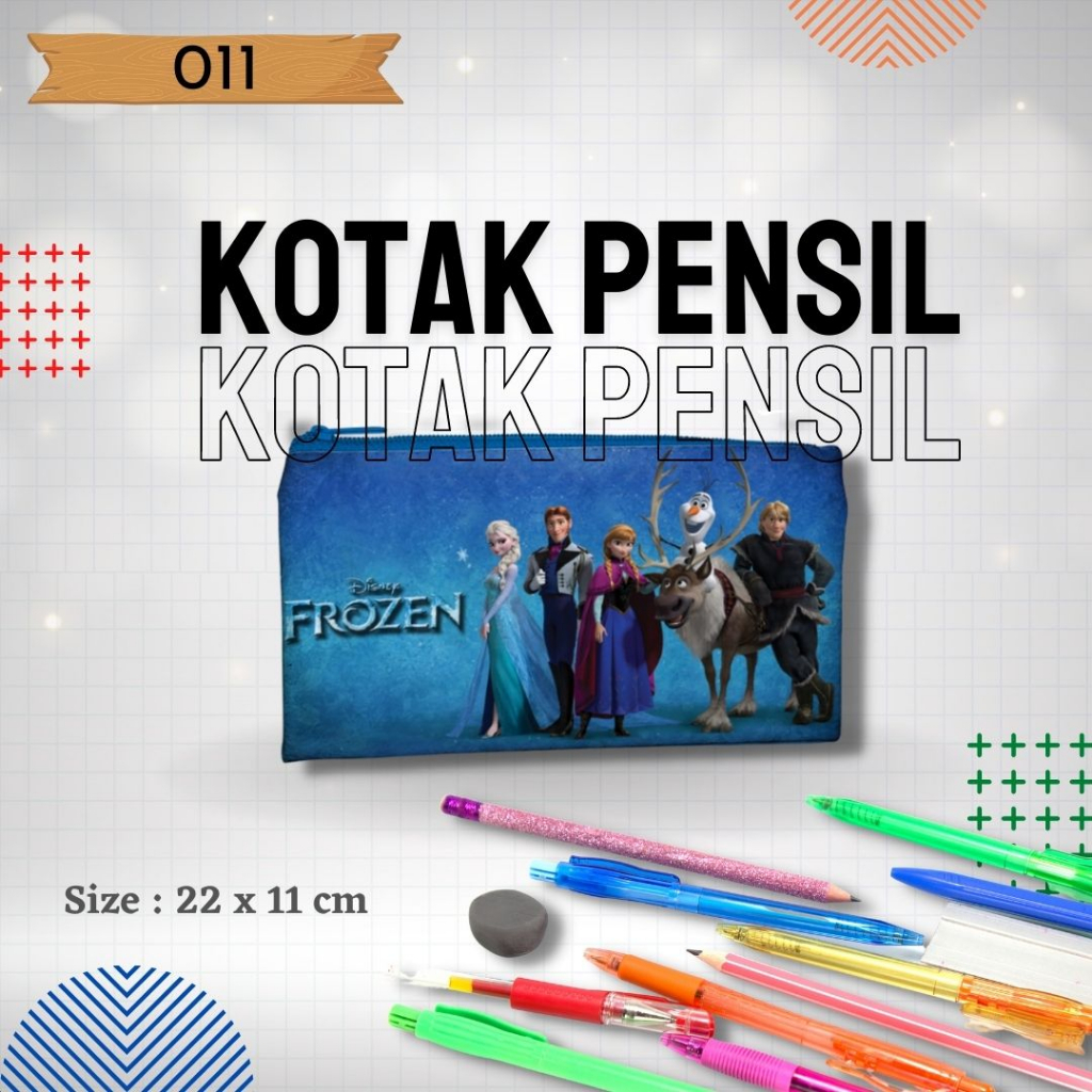 

Tempat Pensil 011 gambar Frozen, Tempat Pensil Karakter