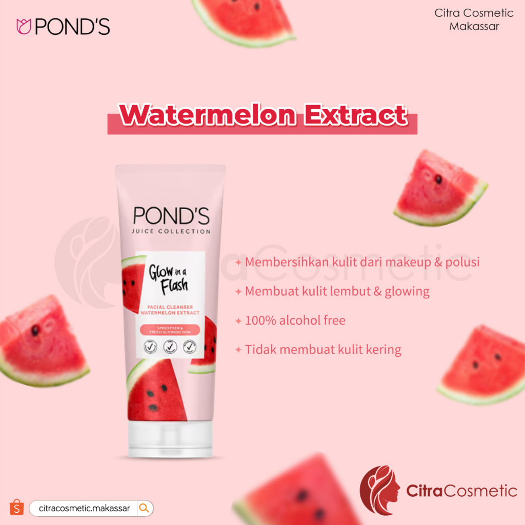 Ponds Cleanser Series 90Gr | Watermelon Extract | Oranges Extract