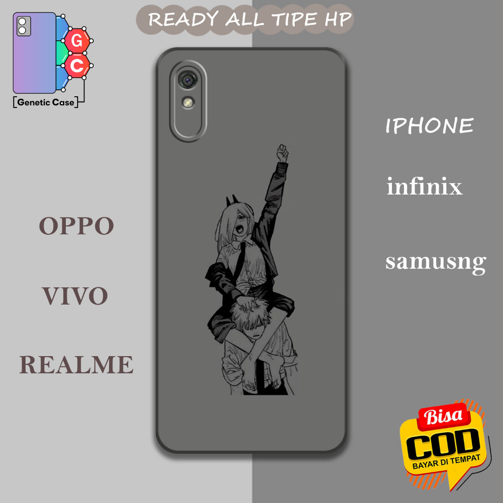 Casing Case  ANIME MAKIMA - Casing Semua tipe Hp ( All Type ) - Case Oppo A1K A16 A16E A54 A96 - Cas