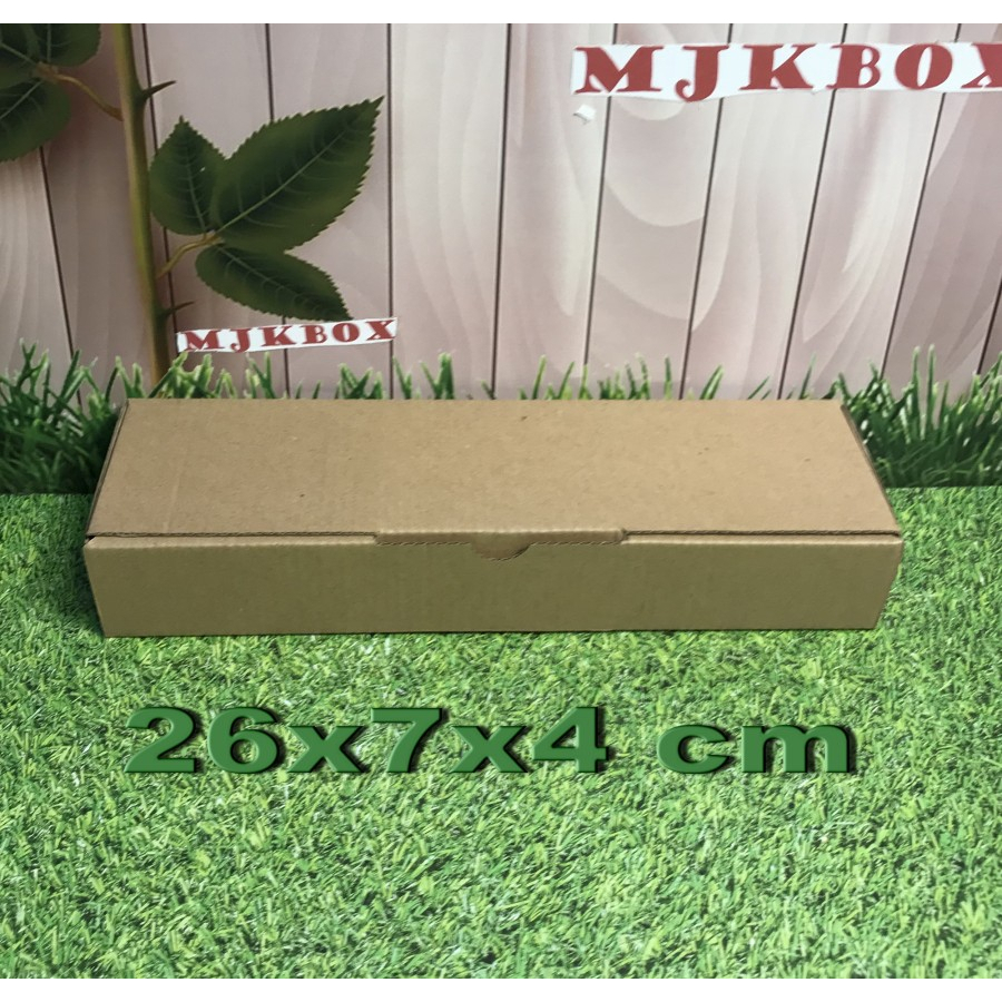 

Kardus karton uk. 26x7x4 cm...die cut box kotak Souvenir -dll