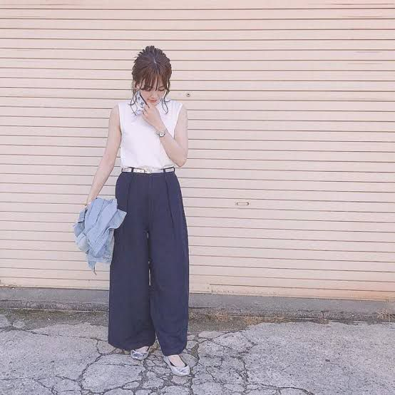 Unq linen wide leg pants