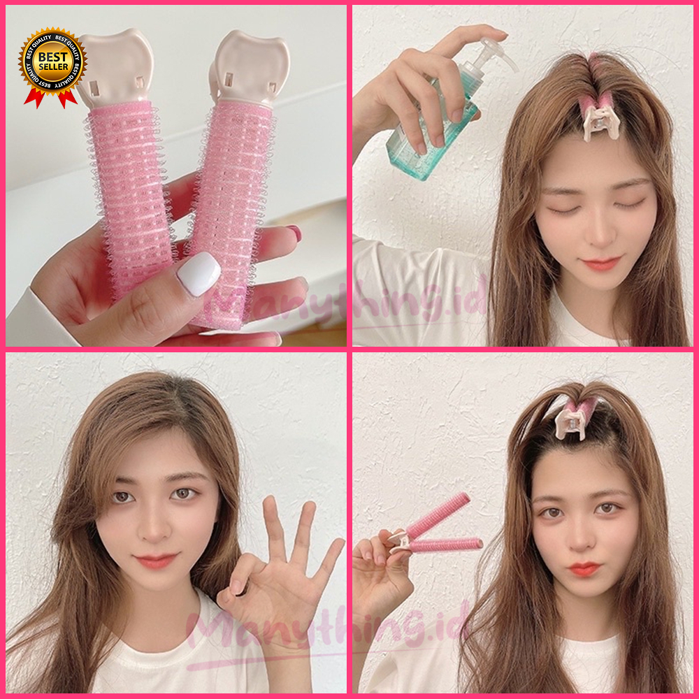 Jepitan Roll Rambut ISI 1 NEW MODEL Korea Klip Poni Kembang Jepit Blow Rambut Gelombang Alami PREMIUM  Hias Rambut Cantik