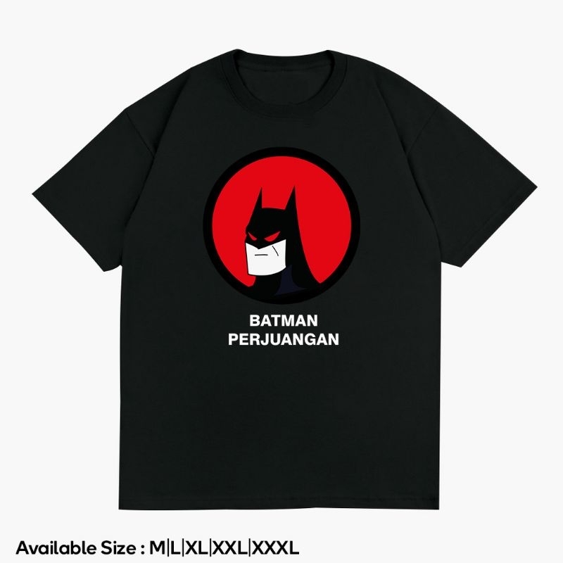 KAOS T-shirt Baju UNISEX PDI Pedihnya Perjuangan versi Batman Perjuangan