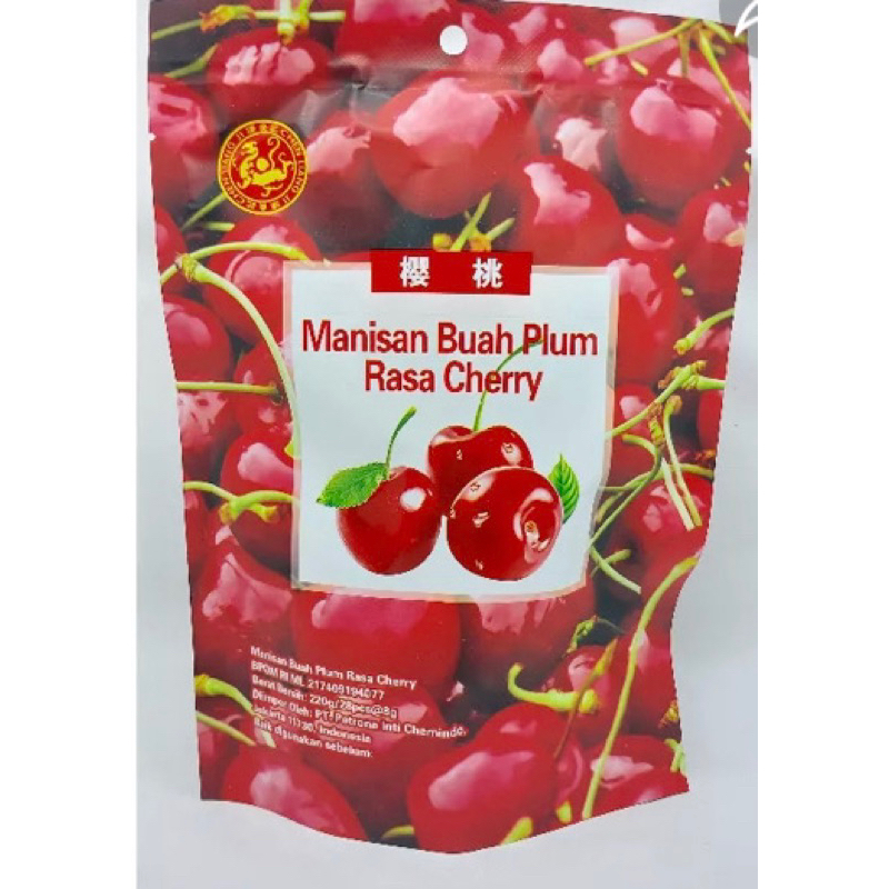 

Manisan Buah Plum Rasa Cherry Chen Liang Ji 220gr / Permen Plum