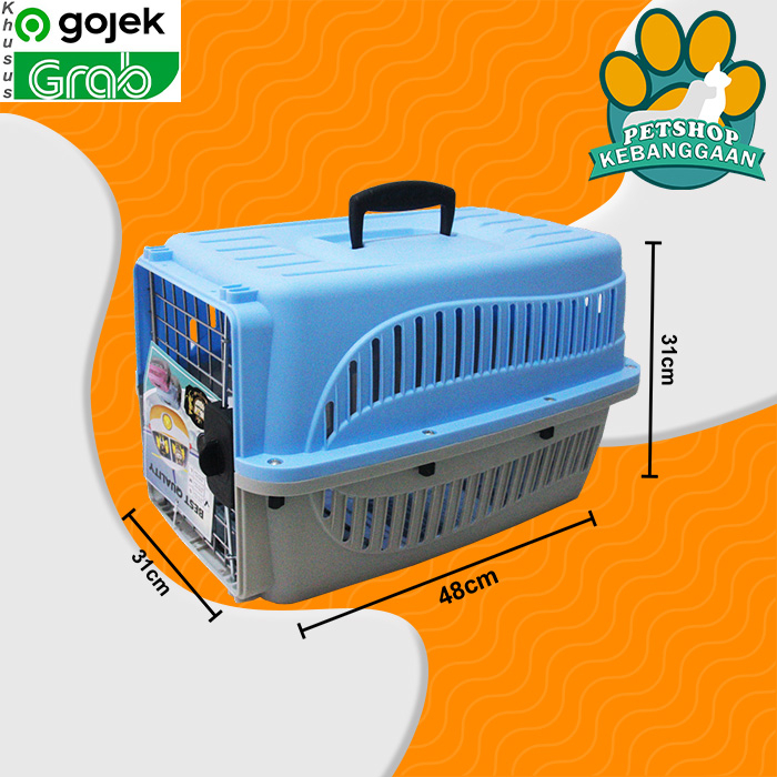 GOSEND PET CARGO Kennel Box kandang travel anjing kucing cat cage