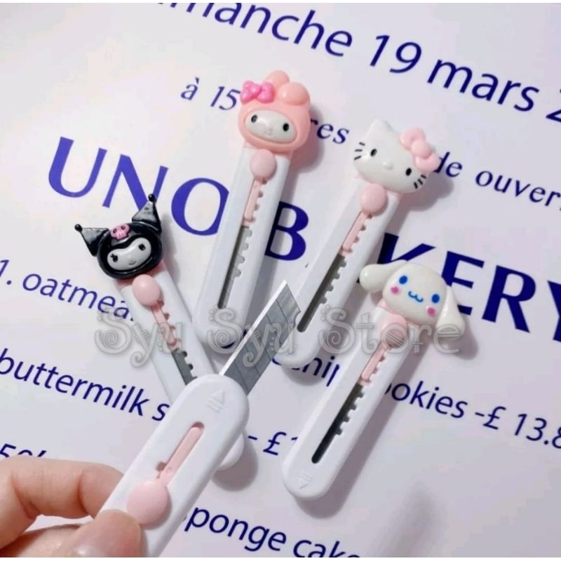 

Cutter Mini Kuromi My Melody Hello Kitty Cinnamoroll Pompompurin