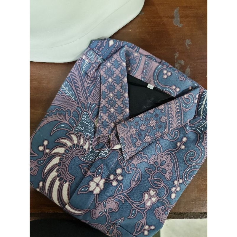 Asoka Taro Kemeja Batik Pria Lengan Pendek Lapis Furing Bahan Katun Halus Premium