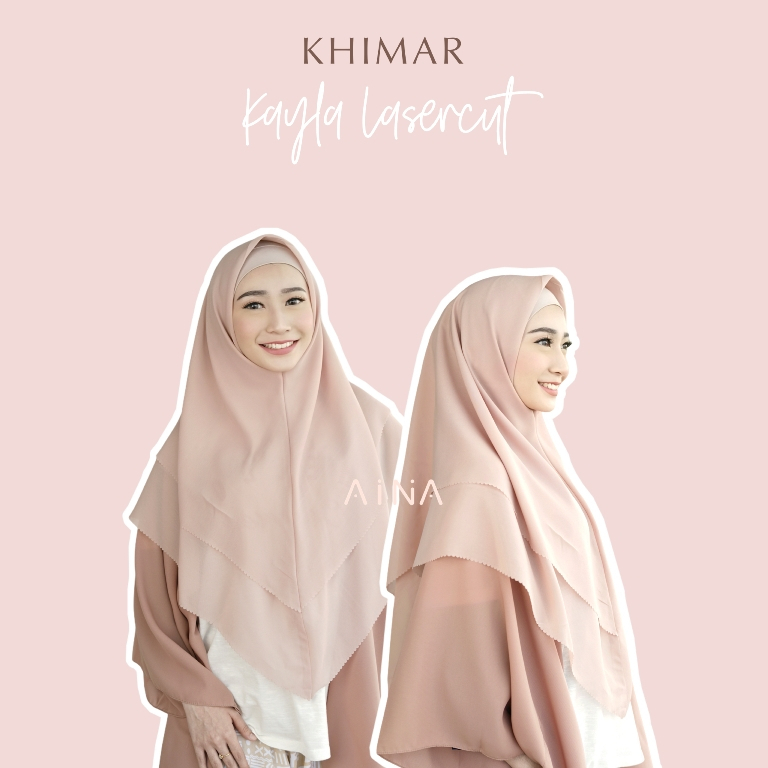 HIJAB KAYLA LASSERCUT/ KAYLA KHIMAR LASSERCUT