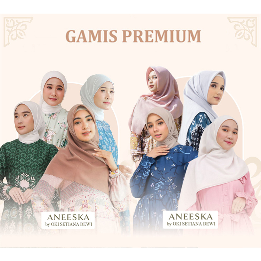 Gamis Sutra Silk Jumbo Aneeska