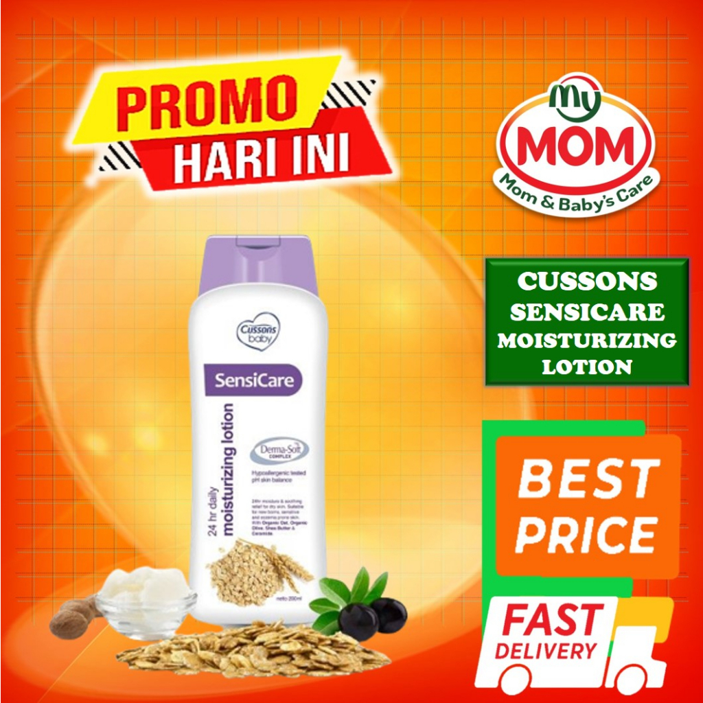 [BPOM] Cussons Baby Sensicare Moisturizing Lotion 200ml / Sensi Care Lotion Bayi / MY MOM