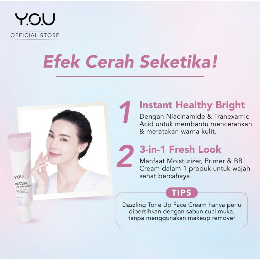 YOU Dazzling Tone Up Face Cream