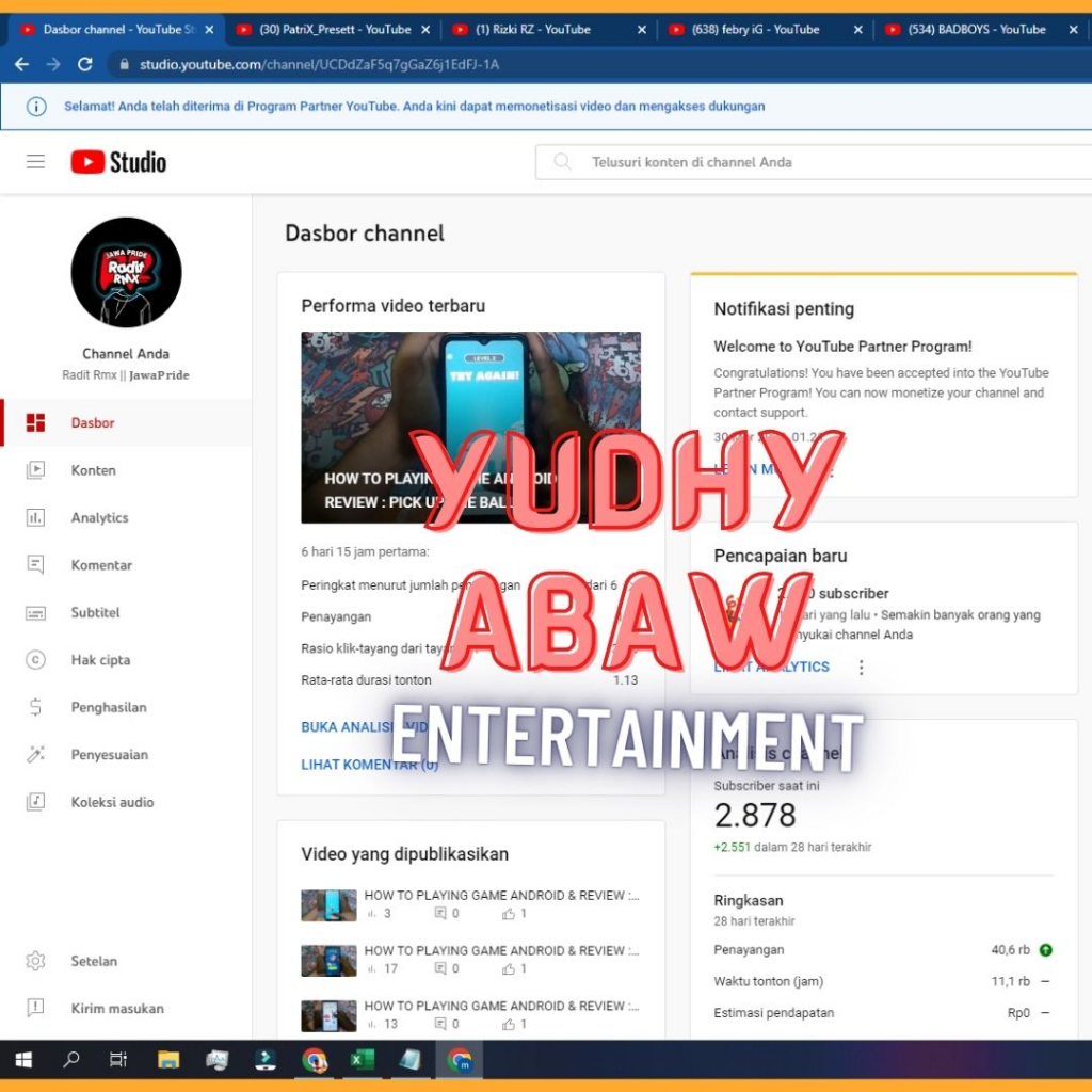 

youtube monet tanpa adsen