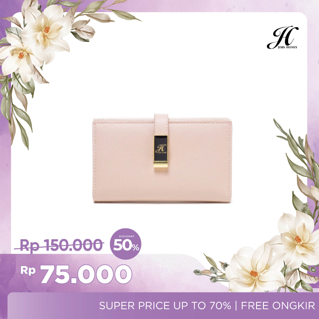 JIMS HONEY DOMPET LIPAT WANITA VIOLA WALLET (FREE EXCLUSIVE BOX)