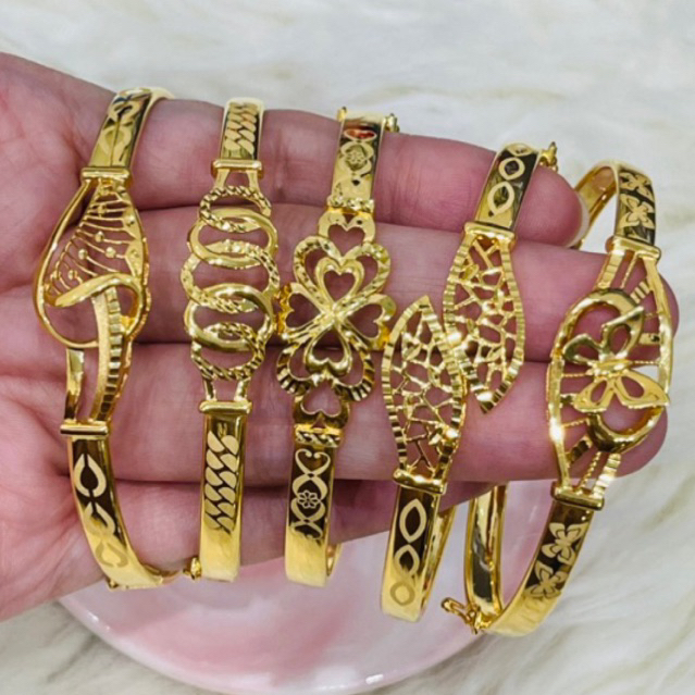 gelang bangkok bangle emas asli kadar 700 & 875