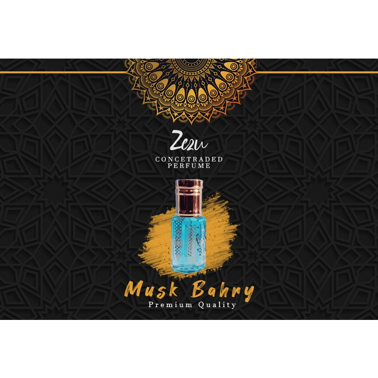 Minyak Wangi Musk Bahry Surati Minyak Wangi Arab Asli 100% 6 Ml
