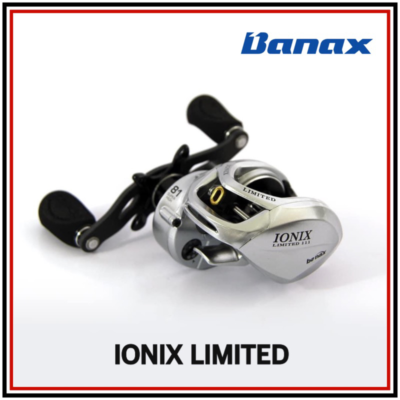 BANAX IONIX LIMITED 111 MADE IN KOREA REEL PANCING BAITCATING BC DRAG MAX 7KG HANDEL KANAN