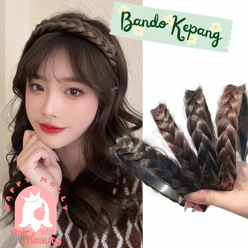 Bando Kepang Natural - Fashion Rambut Wanita Korea Wig W8176 ( Group )