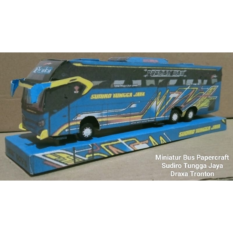 Miniatur Bus Sudiro Tungga Jaya Draxa