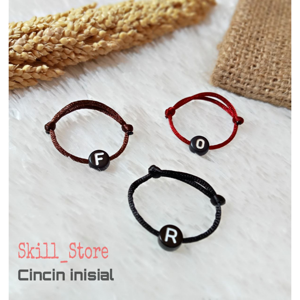 CINCIN INISIAL (A-P) BULAT SATIN