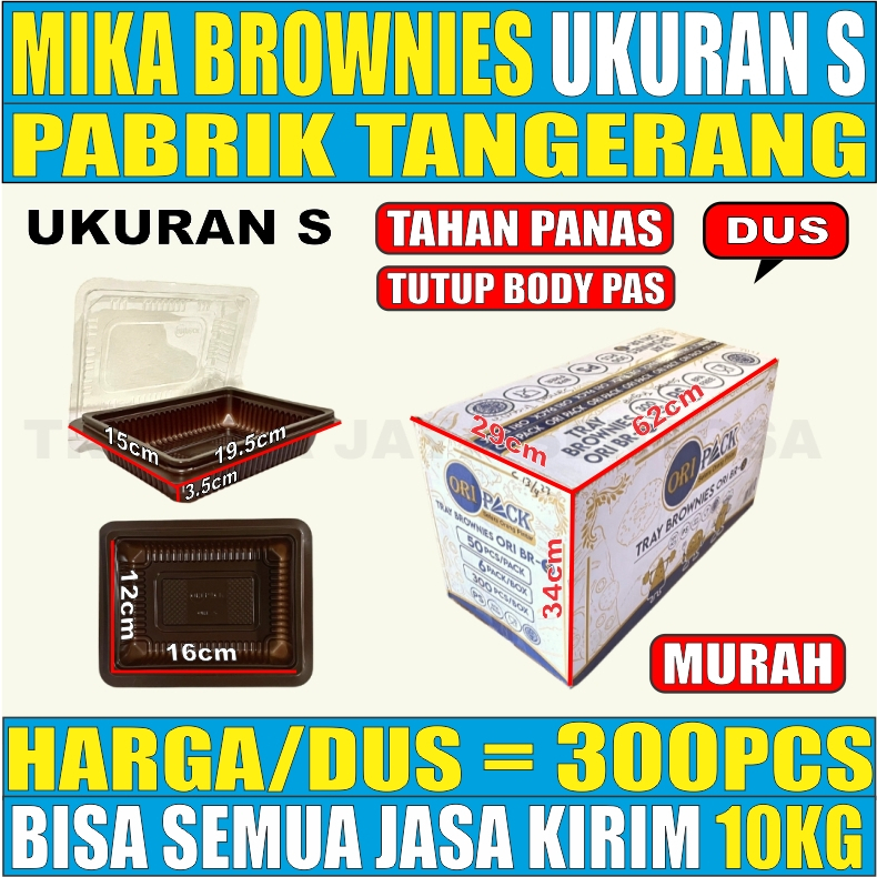 Mika Brownies S Kecil Dus Semua Jasa Kirim Ekspedisi Kotak Bronis