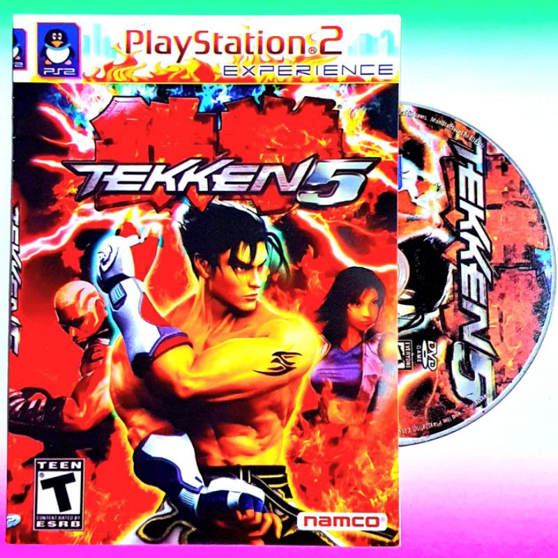 KASET CD PS 2 TEKKEN 5 - KASET PS2 TEKKEN - KASET PLAYSTATION 2 - KASET PS2 PERANG