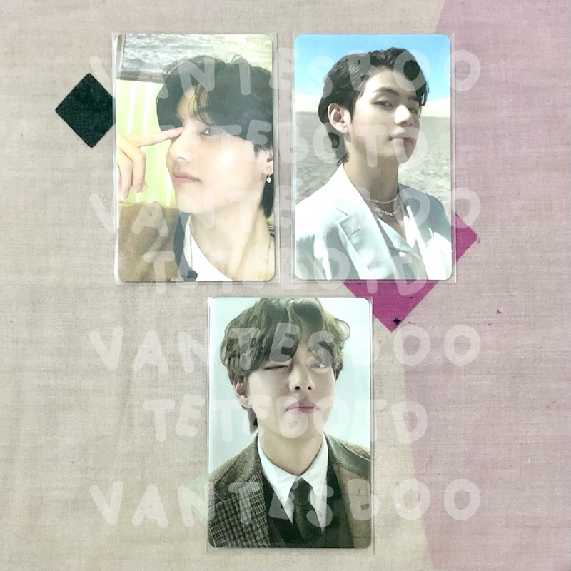 (CEK DESKRIPSI) Photocard V BTS Taehyung POB Proof Standard BE Essential Album Festa Calendar PC