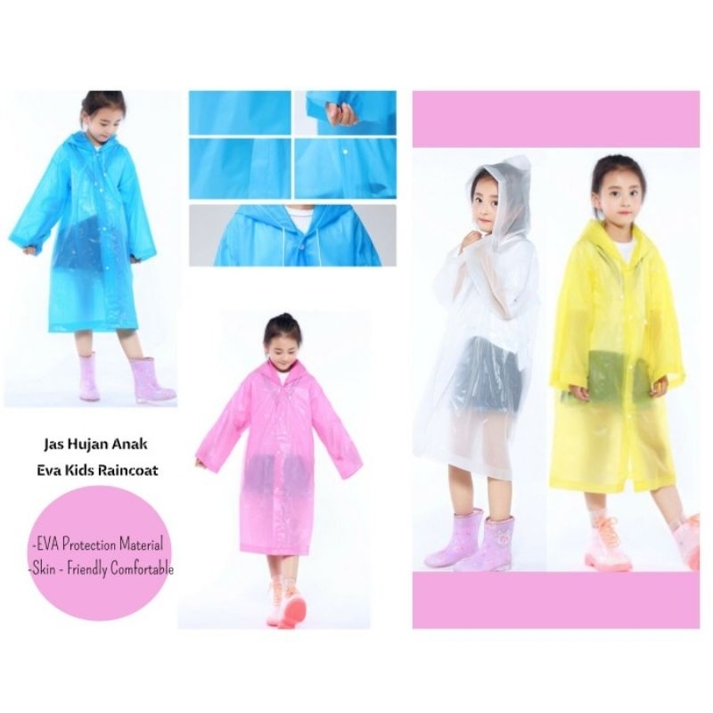 JAS Hujan Anak EVA/Raincoat EVA/Jas Hujan Anak Korea