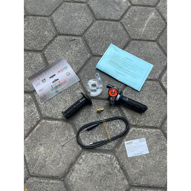 HOLDER GAS SPONTAN DOMINO ROLLER TRANSPARAN SET HANDGRIP IMPORT PNP CB GL MP TIGER UNIVERSAL