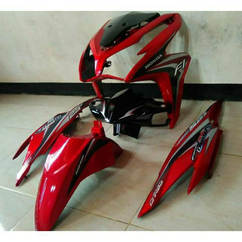 Full set body halus Vario 125 old warna terlengkap cover set body halus Vario Kzr old fi tahun 2012 