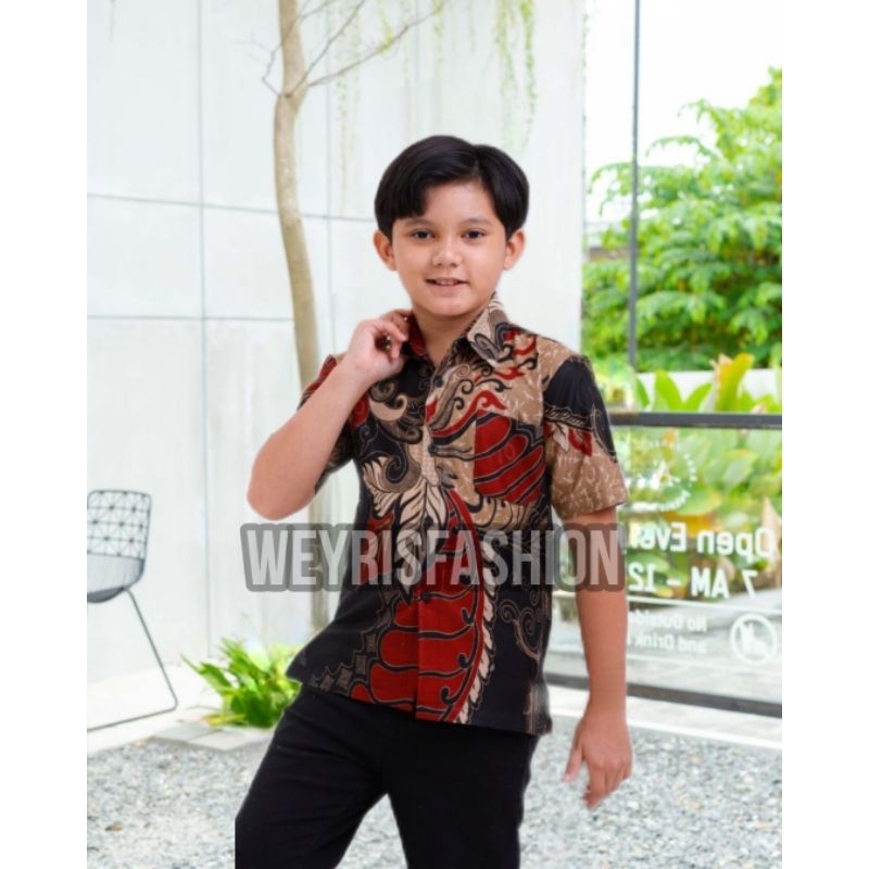 TERBARU Couple Sweet | Kids Batik Couple Baju Kemeja Hem Couple Ayah dan Anak Laki-laki | Batik Weyrisfashion | Batik Pria MODERN | Batik Pria Alexsander