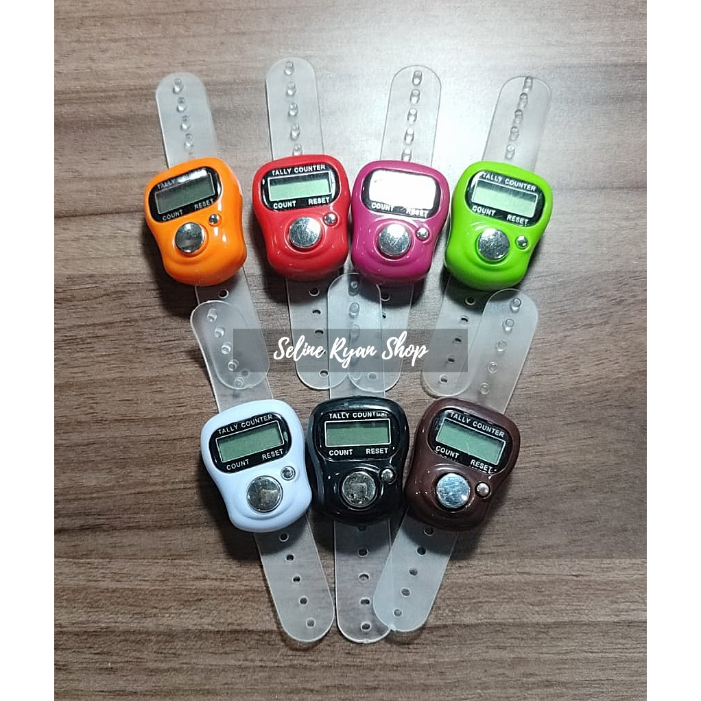 

Alat Hitung / Counter / Tasbih Digital Mini 5 digit LED Display Finger Counter