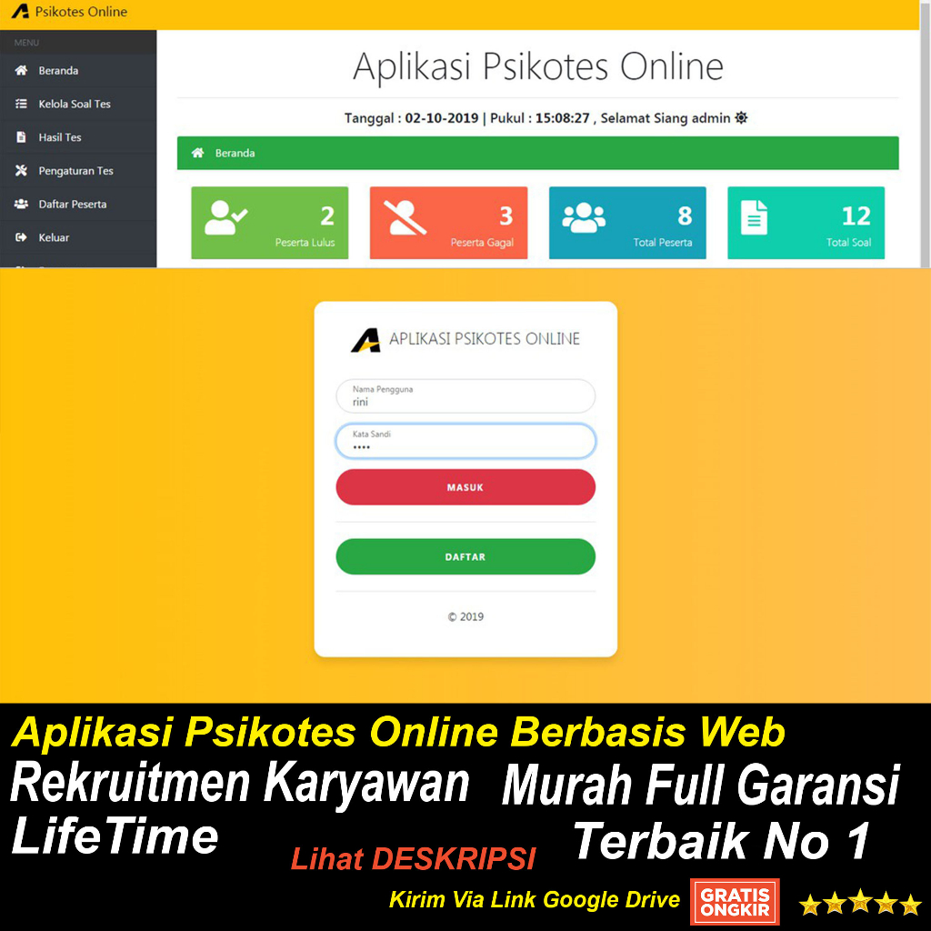 Aplikasi Psikotes Online Rekruitmen Karyawan