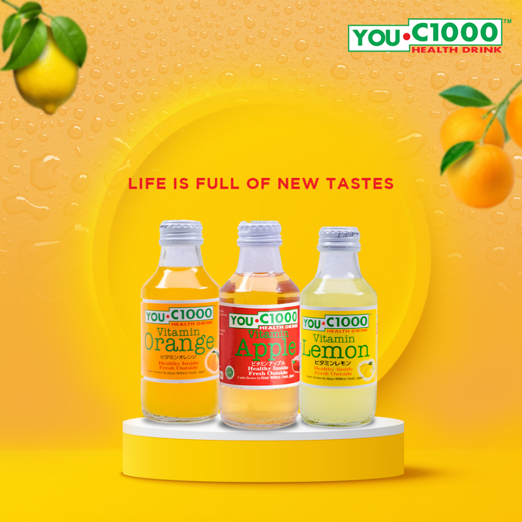 

You C1000 Orange/Jeruk, Mango, Lemon 140ml (Botol/Pcs)