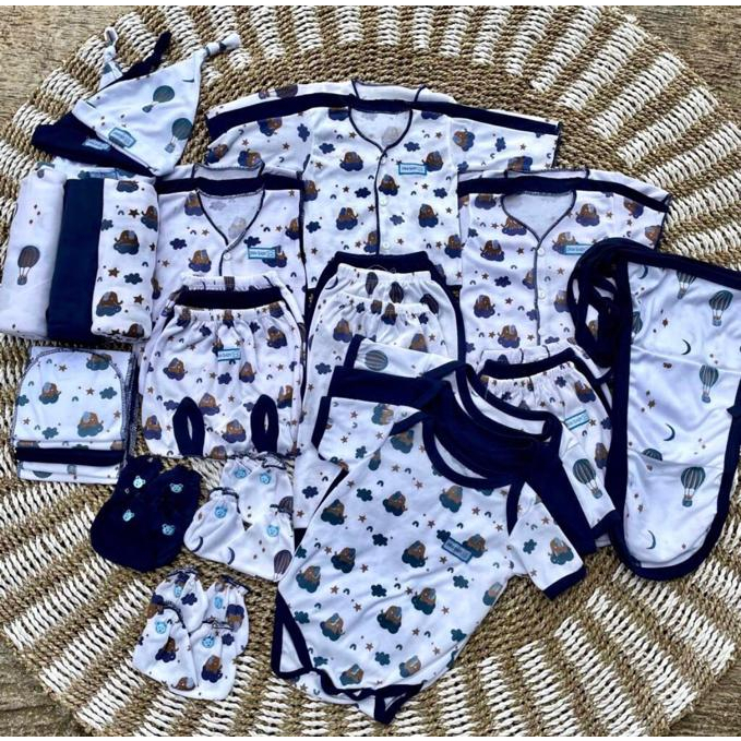 PROMO 7.7 45 PCS Baju Bayi baru lahir Paket hemat Brojol Baby Paket Komplit bayi baru lahir