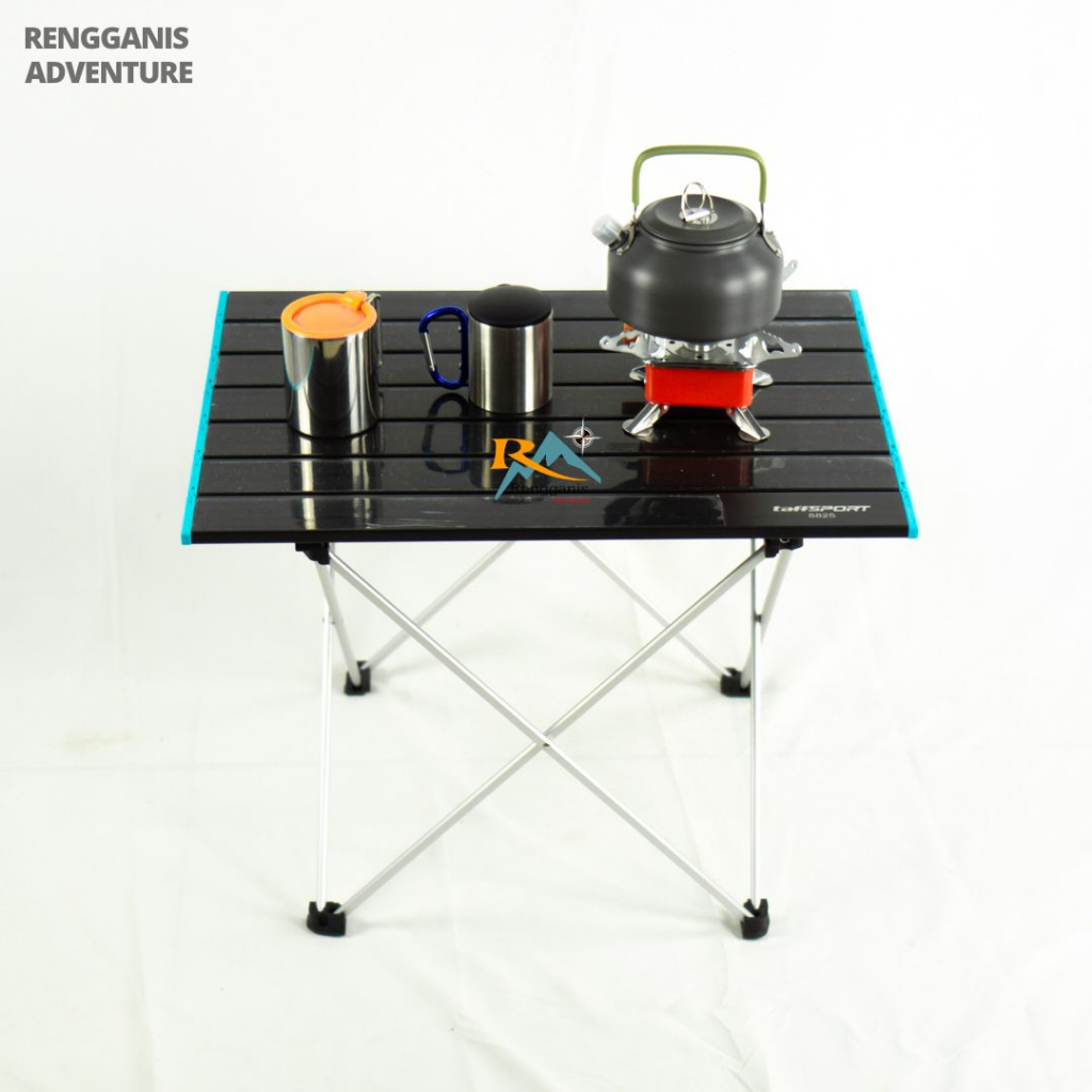 Lighten Up Meja Lipat Camping 8824 8825 Memancing Meja SIZE L M XL Portable