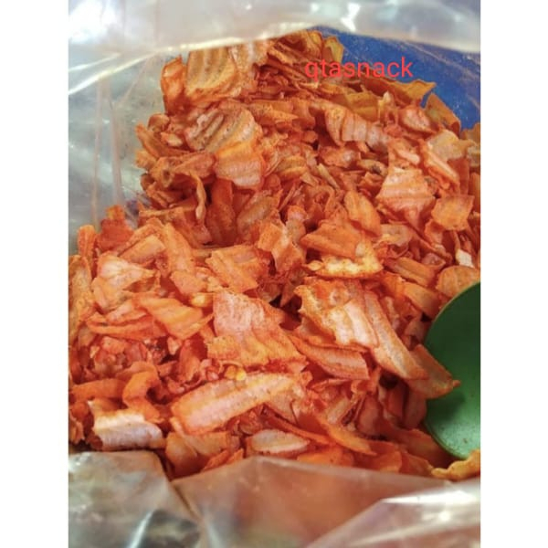 

Remukan Kripik singkong balado kripik ping ping kripik scuba kemasan 1 kg