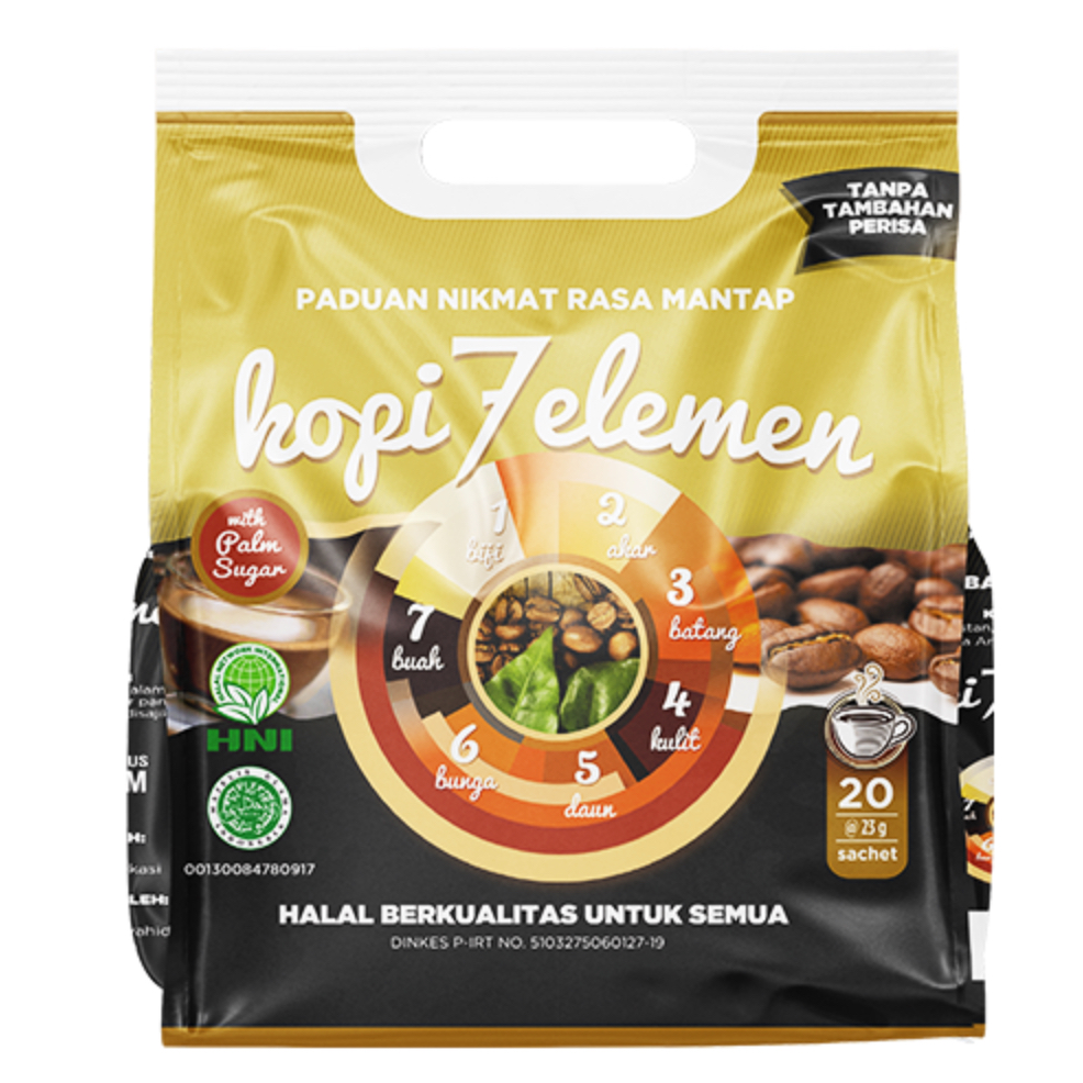 

Kopi 7 Elemen Premium (SEVEL PREMI) - 10 Sachets x 21 gr