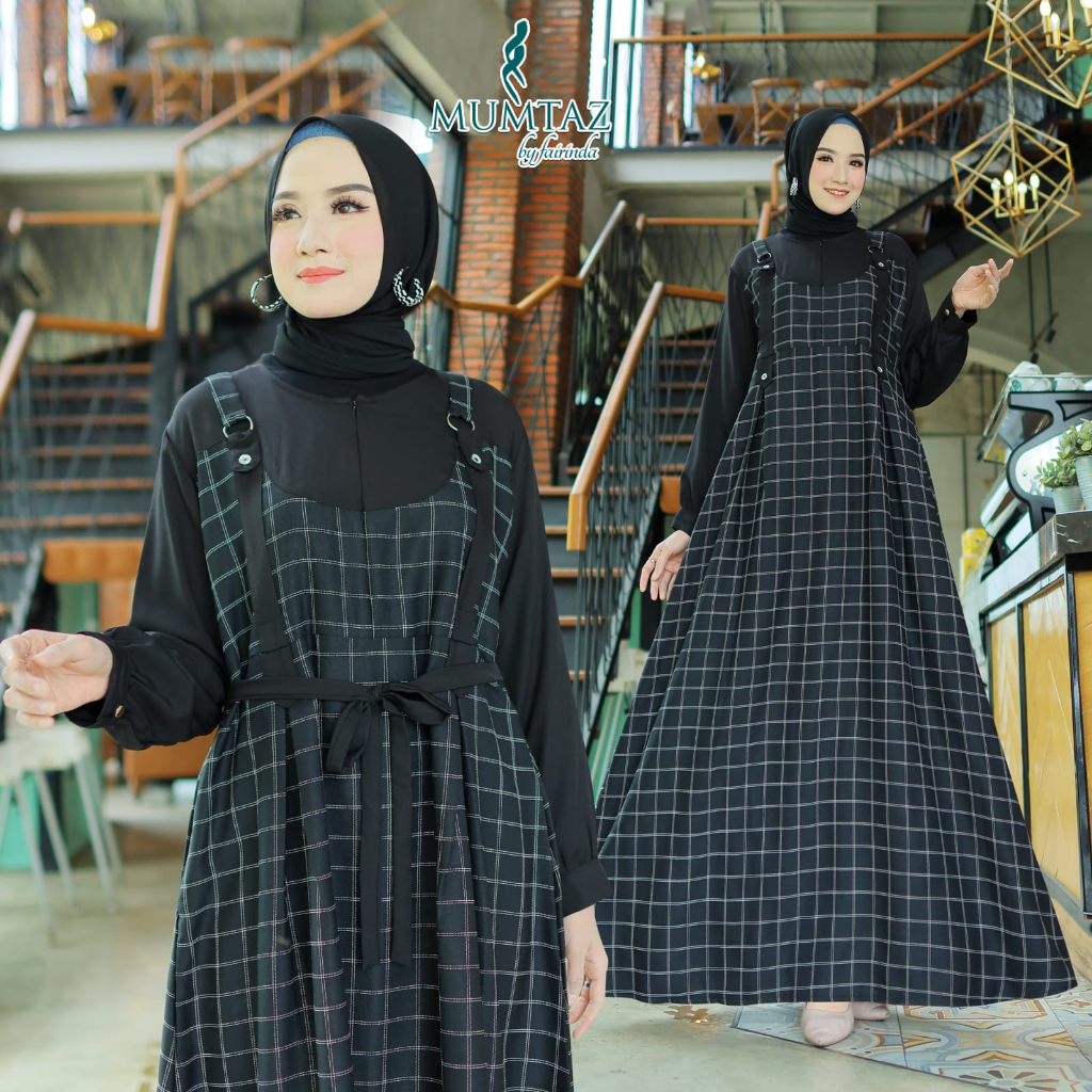 Dress MICHELLE MILEA Ori Mumtaz outer look design ITYCREPE mix katun KOTAK square michel dress shabby pastel DIY vintage