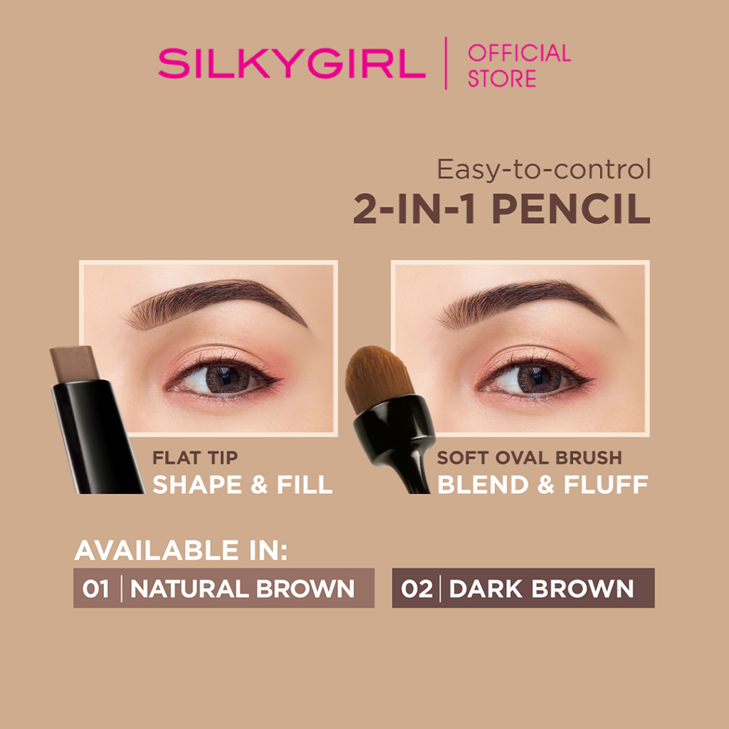 SILKYGIRL Flat Tip Brow Liner