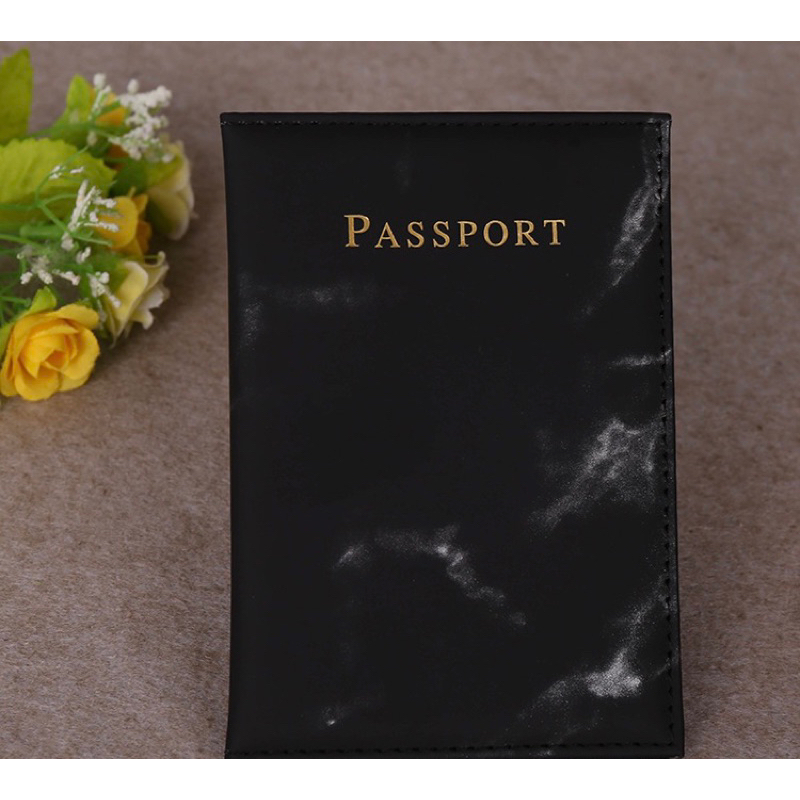 Cover pasport kulit motif mamer mewah sampul pasport