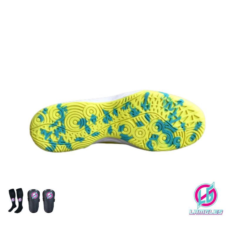 Lamgles - Sepatu Futsal Lamgles Jaguar Sol Rata Loreng Anti Slip In Indonesia