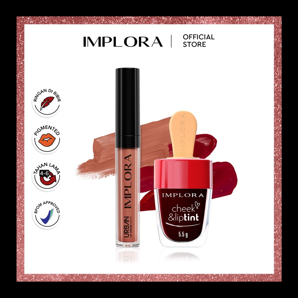 Implora Lip Cream + Lip Tint OMBRE PART1