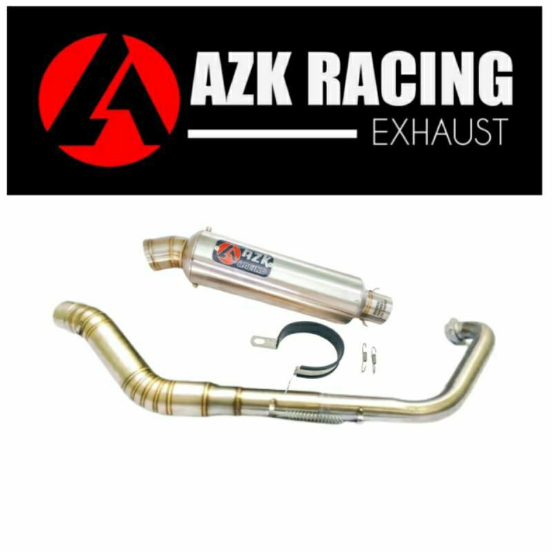 Knalpot Yamaha YZF- R15 V2/V3/V4 Full System Azk Racing