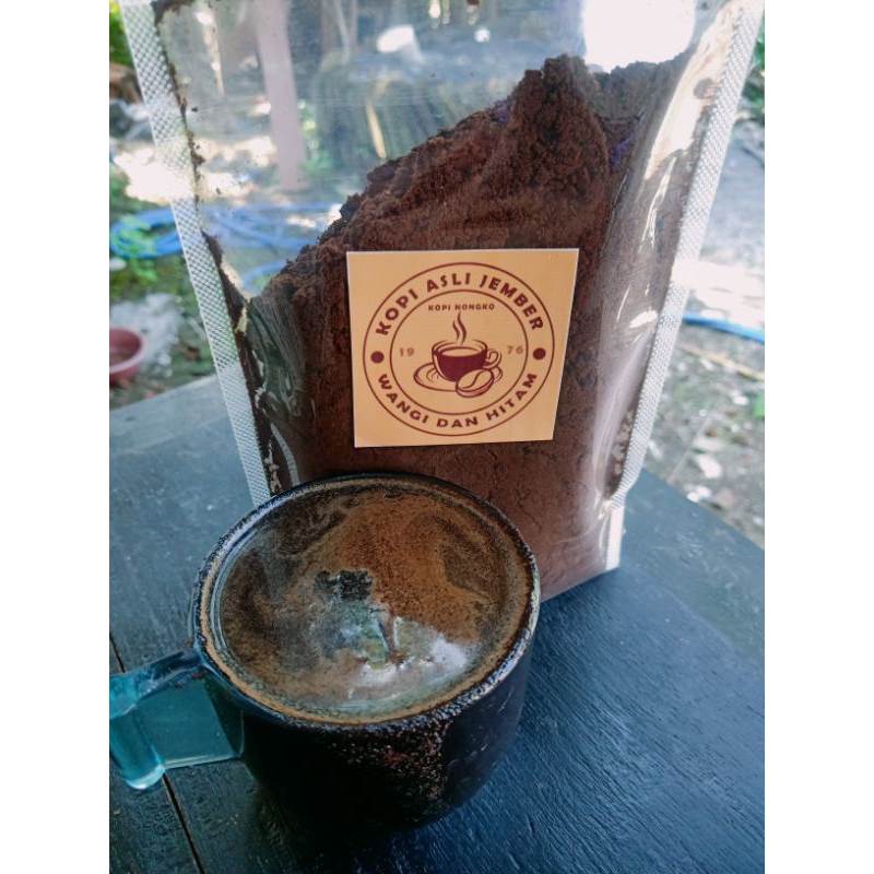 

kopi nongko hitam asli Jember rasa original