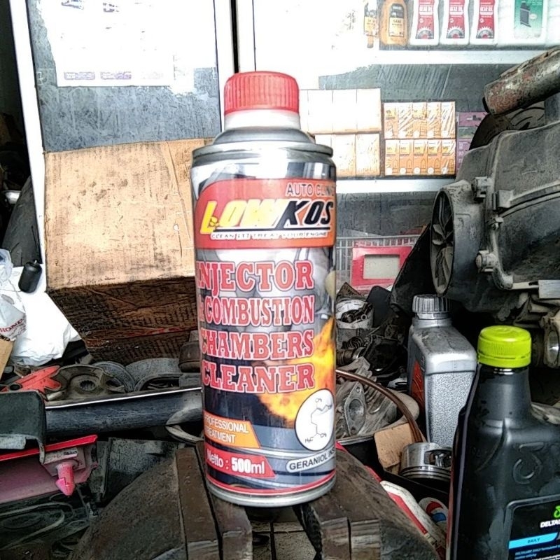 LOWKOS - CAIRAN INFUS INJEKSI 300ML &amp; 500ML INJECTOR CLEANER Pembersih injektor dan ruang bakar mesin untuk semua merk motor dan mobil